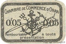 5 Centimes FRANCE regionalismo y varios Oran 1916 JP.141.46 SC+