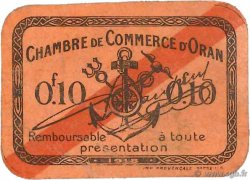 10 Centimes FRANCE regionalismo e varie Oran 1918 JP.141.53 MB