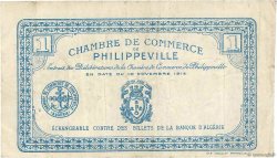 1 Franc FRANCE regionalism and miscellaneous Philippeville 1914 JP.142.02 F