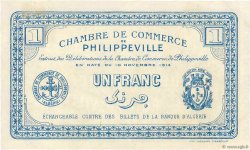 1 Franc FRANCE regionalism and various Philippeville 1914 JP.142.04 XF