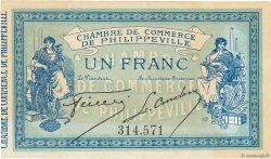 1 Franc FRANCE Regionalismus und verschiedenen Philippeville 1914 JP.142.04 VZ+
