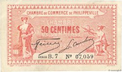 50 Centimes FRANCE Regionalismus und verschiedenen Philippeville 1917 JP.142.08 fSS