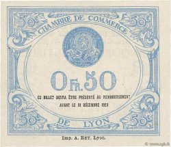 50 Centimes FRANCE Regionalismus und verschiedenen Lyon 1920 JP.077.22 fST+