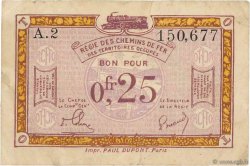 25 Centimes FRANCE regionalism and miscellaneous  1923 JP.135.03 F+