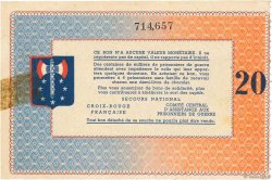 20 Francs BON DE SOLIDARITE FRANCE regionalism and various  1941 KL.08C2 VF