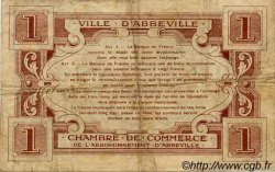 1 Franc FRANCE regionalismo y varios Abbeville 1920 JP.001.03 BC