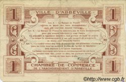 1 Franc FRANCE regionalismo y varios Abbeville 1920 JP.001.09 BC