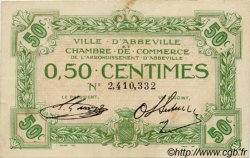 50 Centimes FRANCE regionalismo e varie Abbeville 1920 JP.001.13 BB to SPL