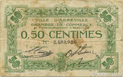50 Centimes FRANCE regionalismo y varios Abbeville 1920 JP.001.19 BC