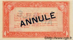 1 Franc Annulé FRANCE regionalism and various Agen 1914 JP.002.04 AU+