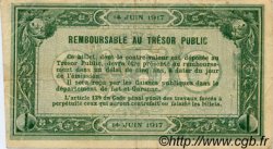 50 Centimes FRANCE Regionalismus und verschiedenen Agen 1917 JP.002.13 SS to VZ