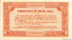 1 Franc FRANCE regionalism and miscellaneous Agen 1917 JP.002.14 VF - XF