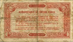 1 Franc  FRANCE régionalisme et divers Agen 1922 JP.002.17 TB