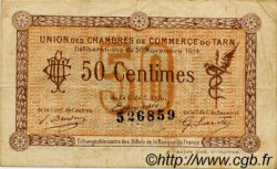 50 Centimes FRANCE regionalismo y varios Albi - Castres - Mazamet 1914 JP.005.01 BC
