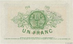 1 Franc Annulé FRANCE regionalism and miscellaneous Albi - Castres - Mazamet 1914 JP.005.06 VF - XF