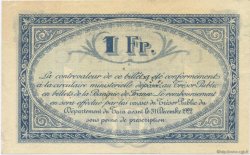1 Franc FRANCE regionalismo e varie Albi - Castres - Mazamet 1917 JP.005.13 BB to SPL