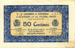 50 Centimes FRANCE regionalism and miscellaneous Alencon et Flers 1915 JP.006.12 VF - XF