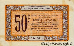50 Centimes FRANCE Regionalismus und verschiedenen Alencon et Flers 1915 JP.006.37 SS to VZ