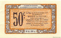 50 Centimes FRANCE Regionalismus und verschiedenen Alencon et Flers 1915 JP.006.39 SS to VZ