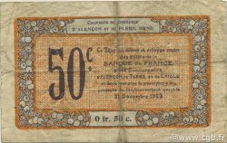 50 Centimes FRANCE regionalism and miscellaneous Alencon et Flers 1915 JP.006.39 F