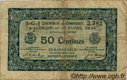 50 Centimes FRANCE regionalismo e varie Alencon et Flers 1915 JP.006.43 MB
