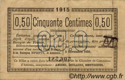 50 Centimes FRANCE regionalismo y varios Amiens 1915 JP.007.05 MBC a EBC