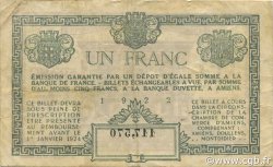 1 Franc FRANCE régionalisme et divers Amiens 1922 JP.007.56 TB