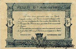 25 Centimes FRANCE Regionalismus und verschiedenen Angers  1917 JP.008.04 SS to VZ