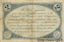 2 Francs FRANCE regionalismo e varie Angoulême 1915 JP.009.06 MB