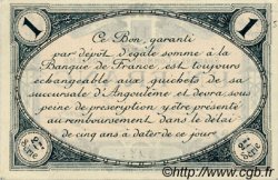 1 Franc FRANCE Regionalismus und verschiedenen Angoulême 1915 JP.009.11 SS to VZ