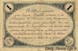 1 Franc FRANCE regionalismo y varios Angoulême 1915 JP.009.16 BC