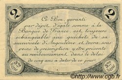 2 Francs FRANCE regionalismo e varie Angoulême 1915 JP.009.18 BB to SPL