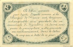 50 Centimes FRANCE regionalismo e varie Angoulême 1915 JP.009.20 AU a FDC