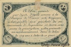 50 Centimes FRANCE regionalismo e varie Angoulême 1915 JP.009.20 BB to SPL