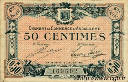 50 Centimes FRANCE regionalismo y varios Angoulême 1915 JP.009.20 BC