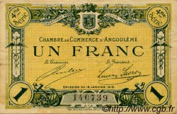1 Franc FRANCE regionalism and miscellaneous Angoulême 1915 JP.009.21 VF - XF