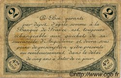2 Francs FRANCE Regionalismus und verschiedenen Angoulême 1915 JP.009.31 S