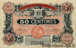 50 Centimes FRANCE regionalismo y varios Angoulême 1917 JP.009.33 MBC a EBC