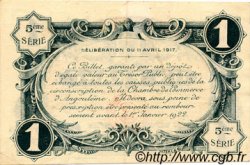 1 Franc FRANCE Regionalismus und verschiedenen Angoulême 1917 JP.009.36 SS to VZ