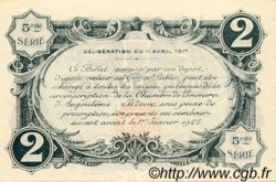 2 Francs FRANCE regionalism and miscellaneous Angoulême 1917 JP.009.38 AU+