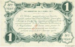 1 Franc FRANCE regionalism and miscellaneous Angoulême 1917 JP.009.42 AU+