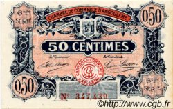 50 Centimes FRANCE regionalismo y varios Angoulême 1920 JP.009.46 SC a FDC