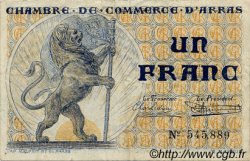1 Franc FRANCE regionalism and various Arras 1918 JP.013.05 F