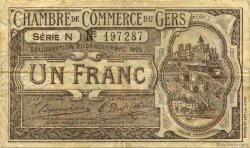 1 Franc FRANCE régionalisme et divers Auch 1920 JP.015.22 TB