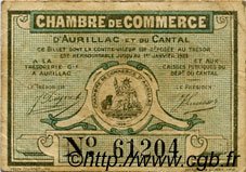 25 Centimes FRANCE régionalisme et divers Aurillac 1917 JP.016.11 TB
