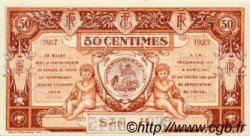 50 Centimes FRANCE regionalism and miscellaneous Aurillac 1917 JP.016.12 AU+