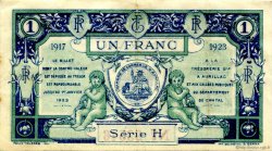 1 Franc FRANCE regionalism and various Aurillac 1917 JP.016.13 F