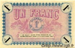 1 Franc FRANCE regionalism and miscellaneous Auxerre 1915 JP.017.01 AU+