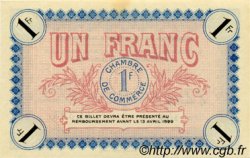 1 Franc FRANCE Regionalismus und verschiedenen Auxerre 1917 JP.017.17 fST to ST