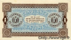 50 Centimes FRANCE regionalismo y varios Auxerre 1920 JP.017.19 SC a FDC